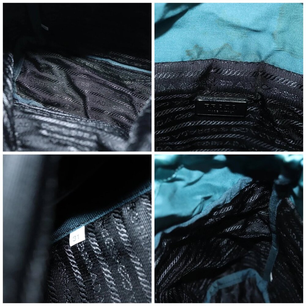PRADA Backpack Satin Blue Auth - Picture 13 of 15